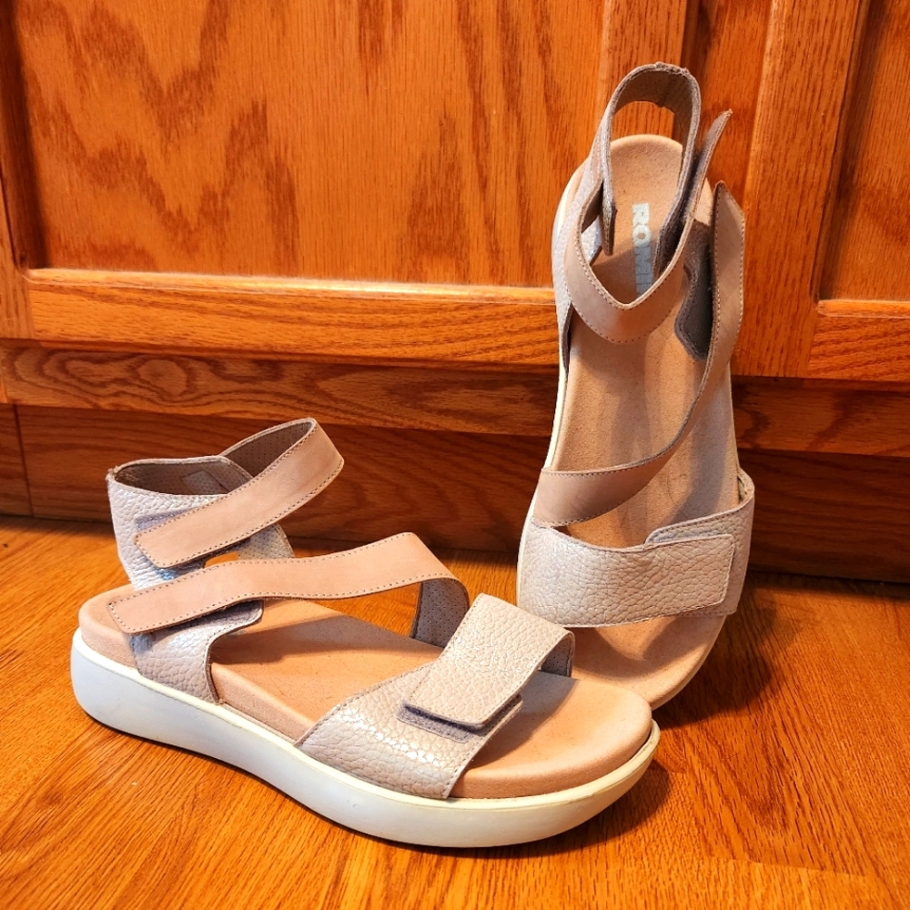 Romika Beige/Stone Strappy Sandals, sz 10/41